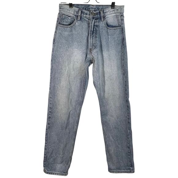 Womens Straight Leg Jeans High Rise J. Galt Gray Light Denim Size Small - Picture 1 of 7